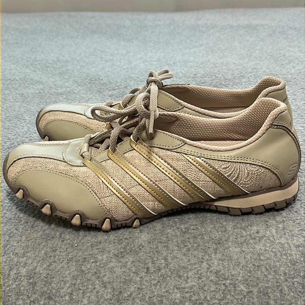 Womens Skechers Bikers Dealer Sneakers Shoes Size 6.5 Blokecore Preppy - Picture 3 of 12